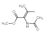 (2z)3-碘-2n-乙酰基巴豆酸甲酯结构式