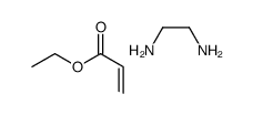 ethane-1,2-diamine,ethyl prop-2-enoate Structure