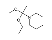 1-(1,1-diethoxyethyl)piperidine Structure