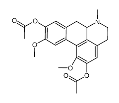 [(6aS)-9-acetyloxy-1,10-dimethoxy-6-methyl-5,6,6a,7-tetrahydro-4H-dibenzo[de,g]quinoline-2-yl] acetate Structure