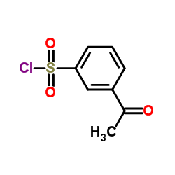 3-乙酰基苯磺酰氯结构式