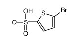 5-bromothiophene-2-sulfonic acid Structure