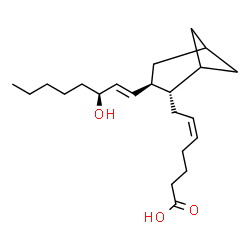 thromboxane A2, carbocyclic结构式