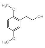 Benzeneethanol,2,5-dimethoxy- Structure
