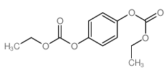 (4-ethoxycarbonyloxyphenyl) ethyl carbonate结构式