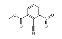 2-氰基-3-硝基苯甲酸甲酯结构式
