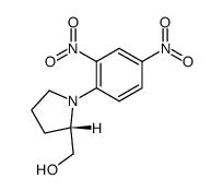 N-2,4-Dinitrophenyl-L-prolinol结构式