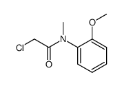 N-chloroacetyl-N-methyl-o-anisidine Structure