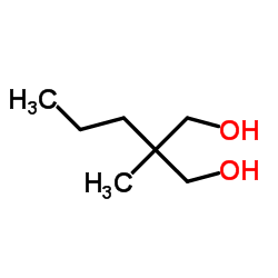 2-Methyl-2-propylpropan-1,3-diol Structure