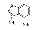 1-Benzothiophene-3,4-diamine Structure