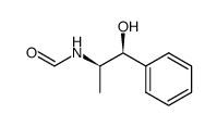 (1S,2R)-2-formamido-1-phenylpropanol结构式
