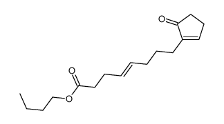 butyl 8-(5-oxocyclopenten-1-yl)oct-4-enoate Structure