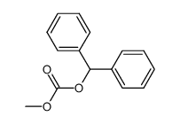 diphenylmethyl methyl carbonate Structure