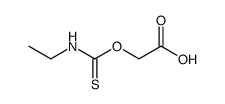 ethylthiocarbamoyloxy-acetic acid Structure