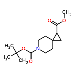 6-O-tert-butyl 2-O-methyl 6-azaspiro[2.5]octane-2,6-dicarboxylate Structure