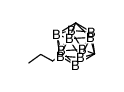 9-n-propyl-1,7-dicarba-closo-dodecaborane(12)结构式
