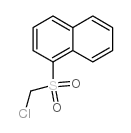 1-[Chloromethylsulfonyl]naphthalene structure
