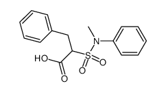 1-carboxy-2-phenyl-N-methyl-N-phenyl-1-ethanesulfonamide结构式