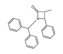 (3S,4S)-1-benzhydryl-3-methyl-4-phenylazetidin-2-one Structure