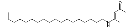 4-(octadecylamino)pent-3-en-2-one结构式