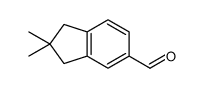 2,2-dimethyl-1,3-dihydroindene-5-carbaldehyde Structure