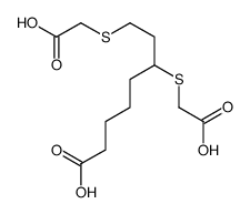 6,8-bis(carboxymethylsulfanyl)octanoic acid Structure