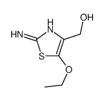 (2-amino-5-ethoxy-1,3-thiazol-4-yl)methanol结构式