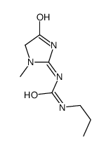 1-(3-methyl-5-oxo-4H-imidazol-2-yl)-3-propylurea Structure