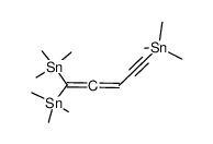 1,1,5-tris(trimethylstannyl)penta-1,2-dien-4-yne结构式