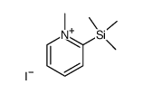 2-(trimethylsilyl)-N-methylpyridinium iodide结构式