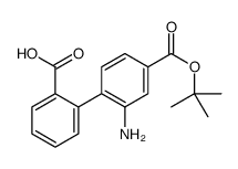 4'-((TERT-BUTOXYCARBONYL)AMINO)-[1,1'-BIPHENYL]-2-CARBOXYLIC ACID structure