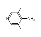 4-氨基-3,5-二碘吡啶结构式