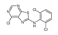 (7-chloro-thiazolo[5,4-d]pyrimidin-2-yl)-(2,6-dichloro-phenyl)-amine Structure