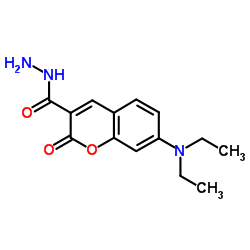 7-Diethylamino-2-Oxo-Chromene-3-Carbohydrazide Structure