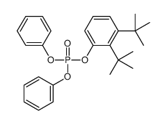 (2,3-ditert-butylphenyl) diphenyl phosphate Structure