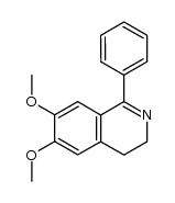 1-phenyl-3,4-dihydro-6,7-dimethoxyisoquinoline Structure