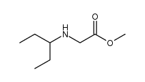 methyl 2-(1-ethylpropylamino)acetate Structure