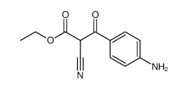 ethyl (4-aminobenzoyl)cyanoacetate Structure