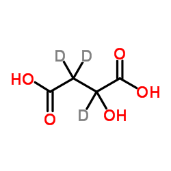 2-Hydroxy(2H3)butanedioic acid Structure