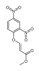 methyl 3-(2,4-dinitrophenoxy)prop-2-enoate结构式