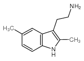 [2-(2,5-二甲基-1H-吲哚-3-基)乙基]胺盐酸盐结构式