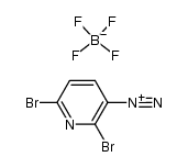 2,6-Dibromopyridine-3-diazonium Tetrafluoroborate结构式