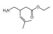 3-(Nitromethyl)-5-Methyl-4-hexenoic Acid Ethyl Ester结构式