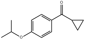 4-异丙氧基苯基环丙基甲酮结构式