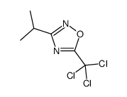 3-异丙基-5-(三氯甲基)-1,2,4-恶二唑结构式