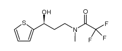 (S)-3-(N-trifluoroacetyl-N-methyl)amino-1-(2-thienyl)propan-1-ol Structure