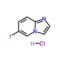 6-碘咪唑并[1,2-a]吡啶盐酸盐结构式