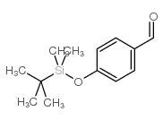 4-[(叔丁基二甲基甲硅烷基)氧代]苯甲醛结构式