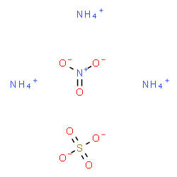 triammonium nitrate sulphate结构式