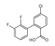 4-chloro-2-(2,3-difluorophenyl)benzoic acid Structure